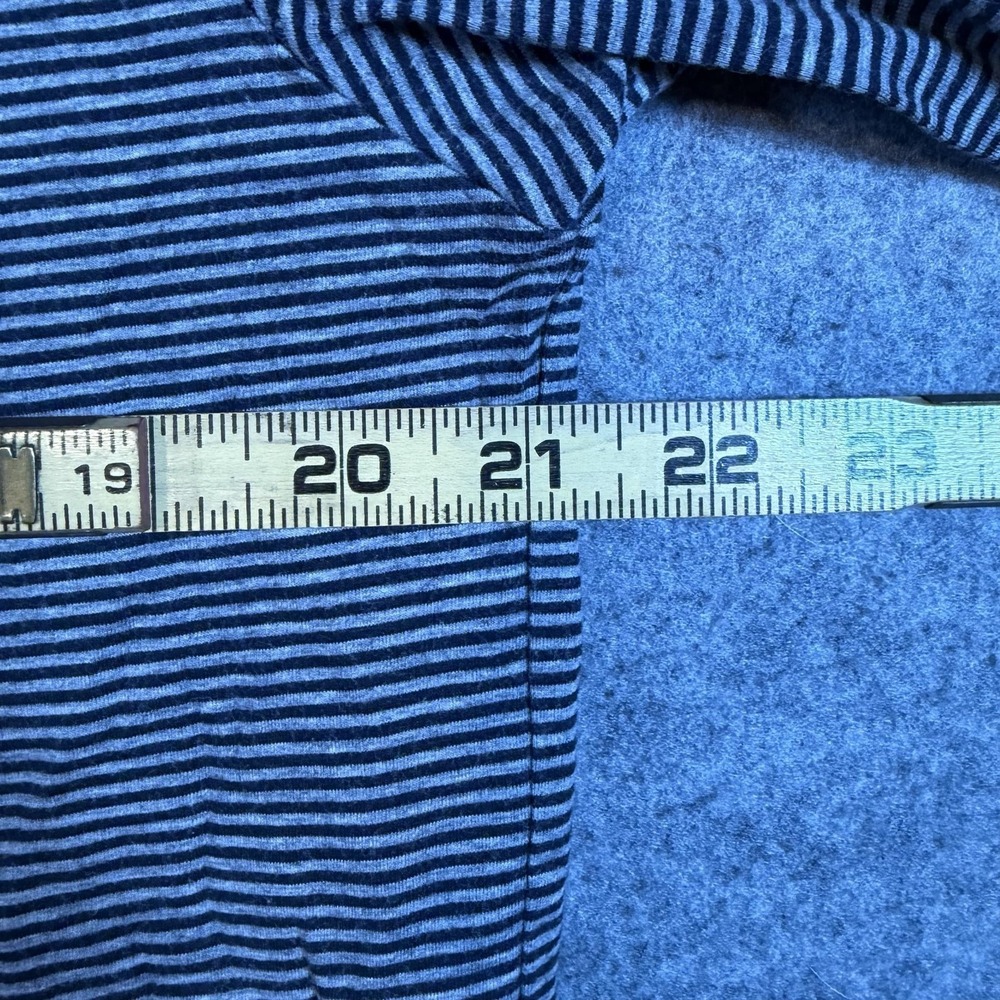 FootJoy Polo Shirt Mens Medium Blue Striped 1857 Pima Cotton Golf Stretch Top - Picture 6 of 7
